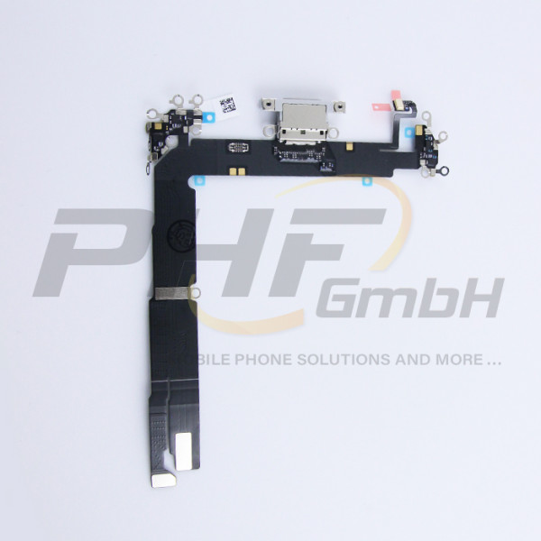 OEM System Konnektor + Audio Flexkabel für iPhone 16 Plus, white, neu