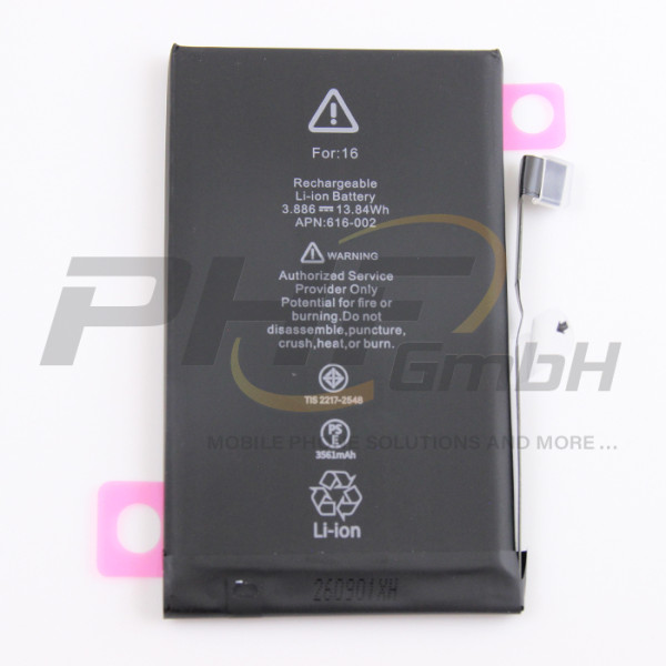OEM Akku für iPhone 16, APN: Universal, neu