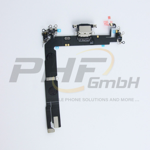 OEM System Konnektor + Audio Flexkabel für iPhone 16 Plus, black, neu