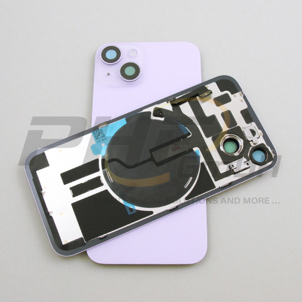 Backcover Glas für iPhone 14, purple, refurbished