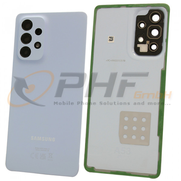 Samsung SM-A536b Galaxy A53 5G Akkudeckel, blue, Serviceware