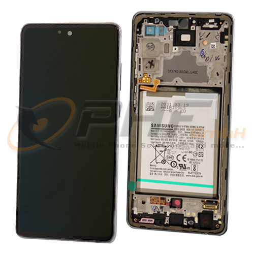 Samsung SM-A725f Galaxy A72 LC-Display Einheit inkl. Akku, black, Service Pack