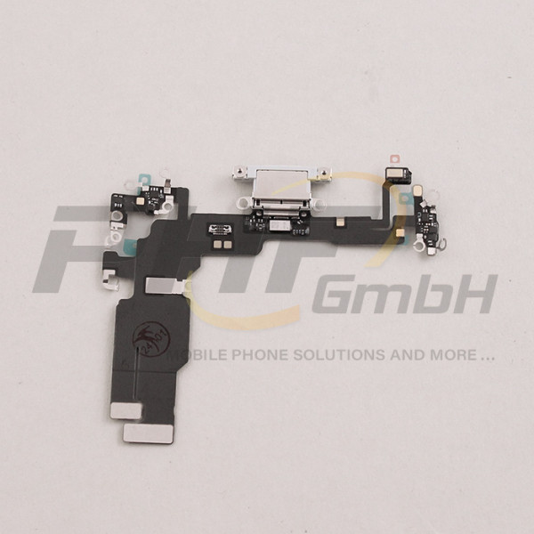 OEM System Konnektor + Audio Flexkabel für iPhone 15, blue, neu