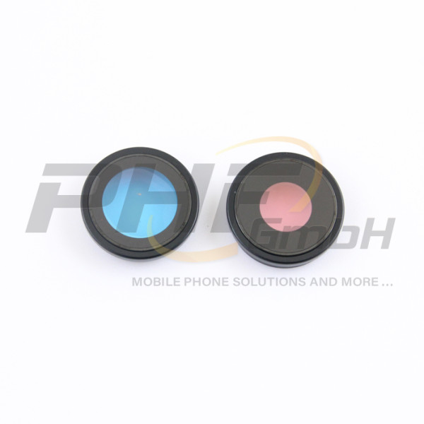 OEM Kameralinse + Bezel Set für iPhone 16, black, neu