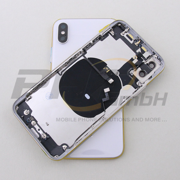 Backcover Gehäuse für iPhone X, silver, refurbished