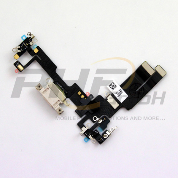 OEM System Konnektor + Audio Flexkabel für iPhone 14, starlight, neu