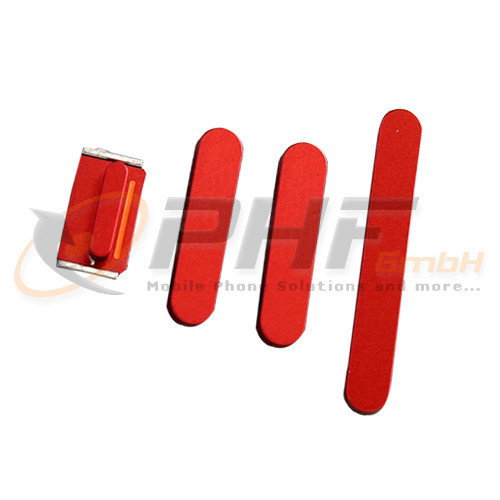 OEM Seitentasten für iPhone 12 Mini / 12, red, neu