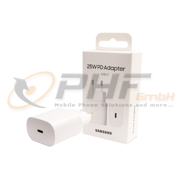 Samsung 25W USB-C Ladegerät Power Adapter, weiß, Bilster