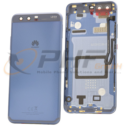 Huawei P10 Akkudeckel, blue, Serviceware
