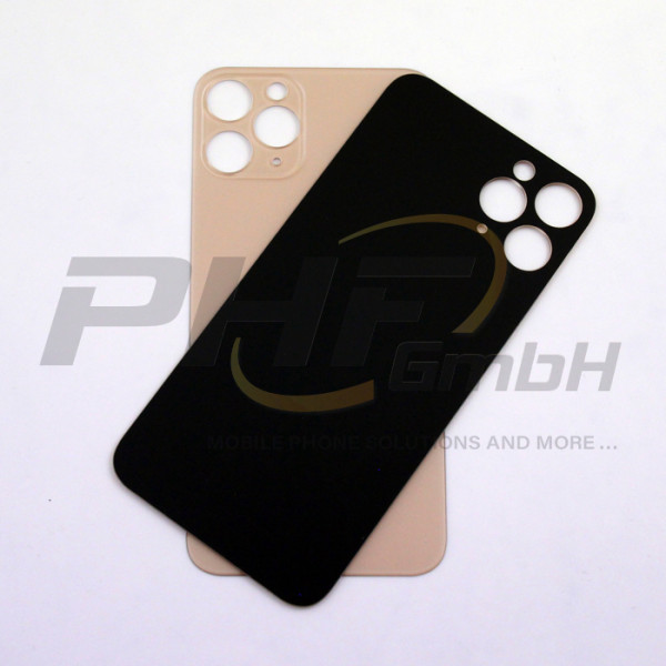 Backcover Glas für iPhone 11 Pro, gold