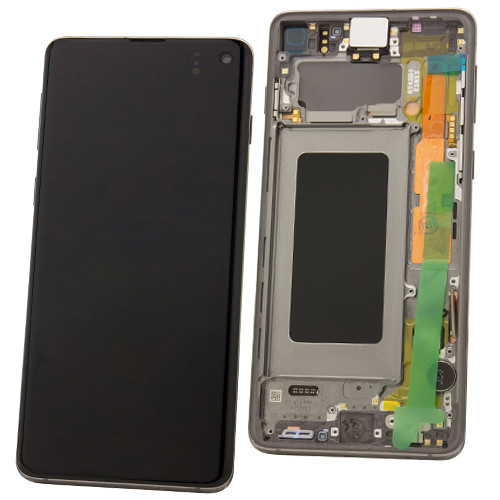 Samsung SM-G973f Galaxy S10 LC-Display Einheit, black, Service Pack