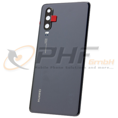 Huawei P30 Akkudeckel, black, Serviceware