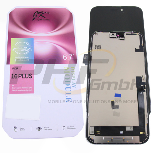 JK Display Einheit für iPhone 16 Plus, Incell, neu