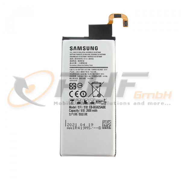 Samsung EB-BG925ABE - SM-G925f Galaxy S6 Edge Akku, Serviceware