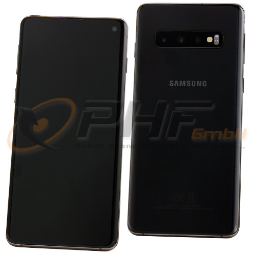 Samsung SM-G973f Galaxy S10 Gerät, black, refurbished