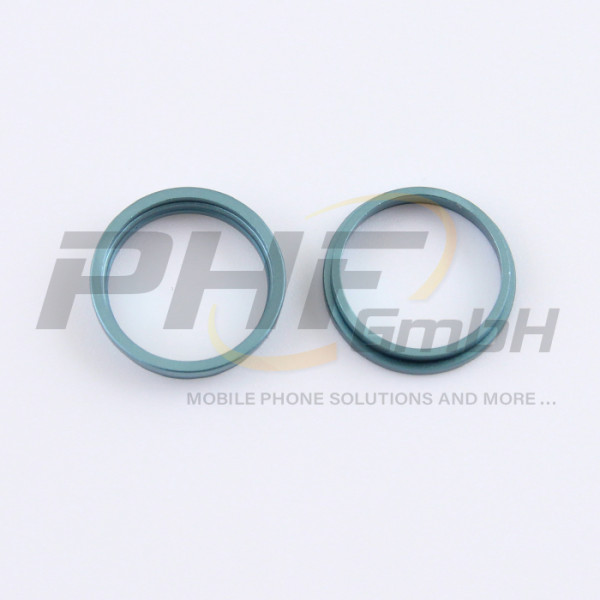 OEM Kamera Ring für iPhone 16 / 16 Plus, teal, neu