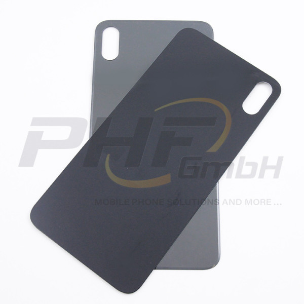 Backcover Glas für iPhone Xs Max, space grey
