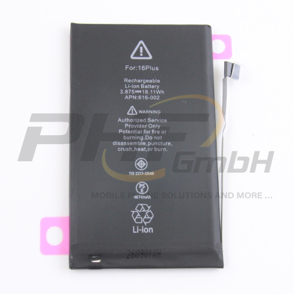OEM Akku für iPhone 16 Plus, APN: Universal, neu