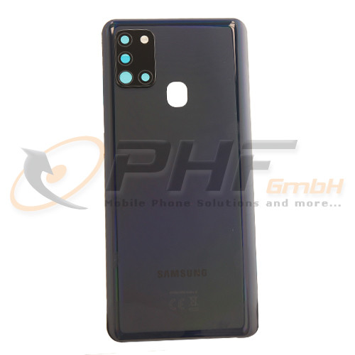 Samsung SM-A217f Galaxy A21s Akkudeckel, black, Serviceware