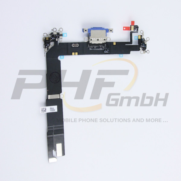 OEM System Konnektor + Audio Flexkabel für iPhone 16 Plus, ultramarine, neu