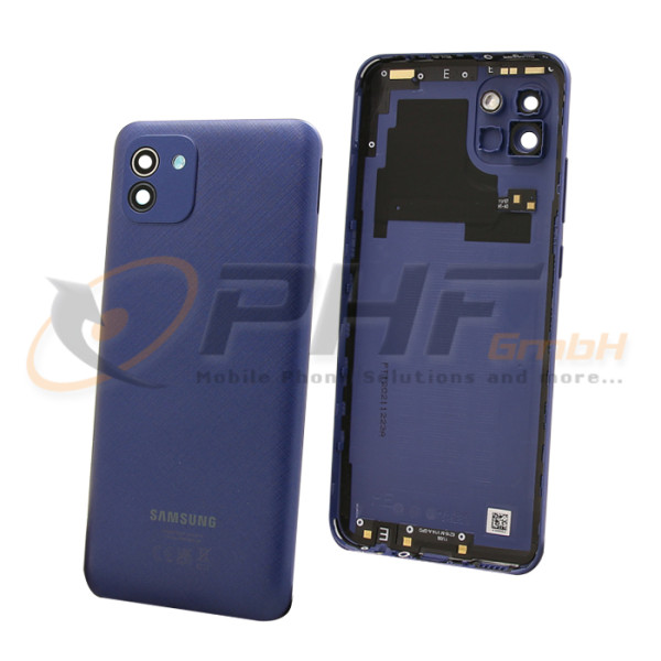 Samsung SM-A035G Galaxy A03 Akkudeckel, blue, Serviceware