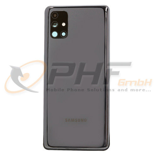 Samsung SM-M515f/ds Galaxy M51 Akkudeckel, black, Serviceware