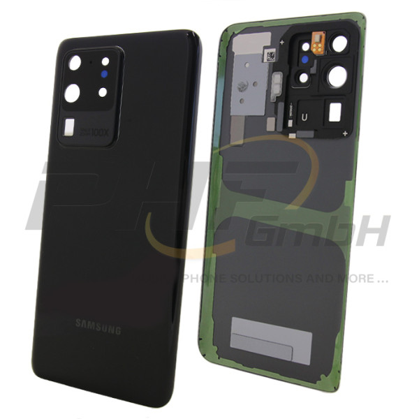 Samsung SM-G988b Galaxy S20 Ultra 5G Akkudeckel, black, Serviceware