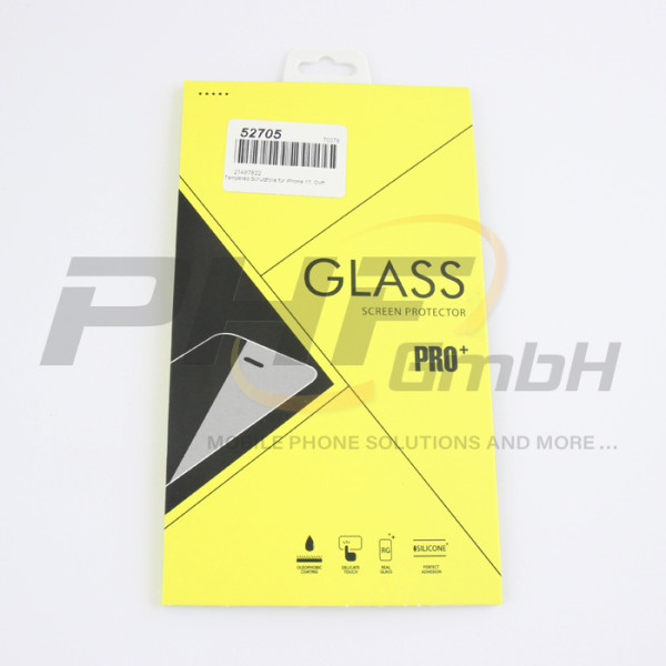 Tempered Schutzfolie für iPhone 17, OVP