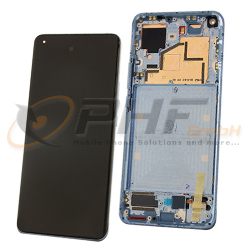Xiaomi Mi 11 LC-Display Einheit inkl. Rahmen, horizon blue, Serviceware