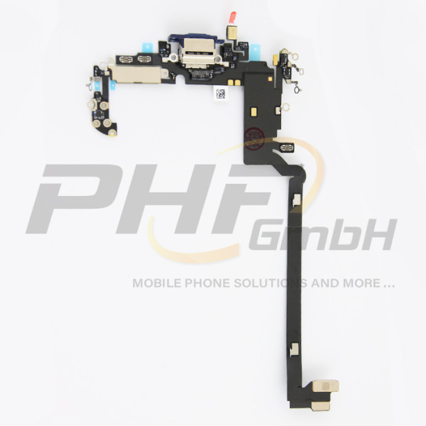 OEM System Konnektor + Audio Flexkabel für iPhone 17 Pro Max, deep blue, neu