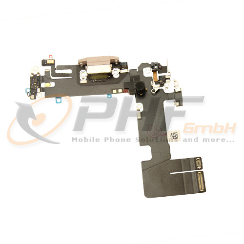 OEM System Konnektor + Audio Flexkabel für iPhone 13, pink, neu