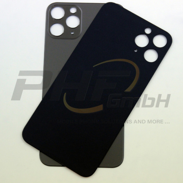 Backcover Glas für iPhone 11 Pro, space gray