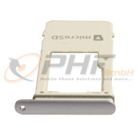 Samsung SM-A530f Galaxy A8 (2018) SD Speicherkarten Halter, orchid grey, neu Samsung SM-A530f Galaxy A8 (2018) SD Speicherkarten Halter, orchid grey, neu