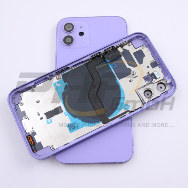 Backcover Gehäuse für iPhone 12, purple, refurbished