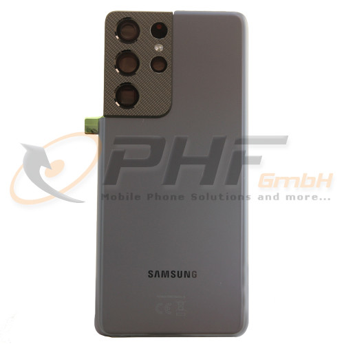 Samsung SM-G998b Galaxy S21 Ultra 5G Akkudeckel, phantom navy, Serviceware