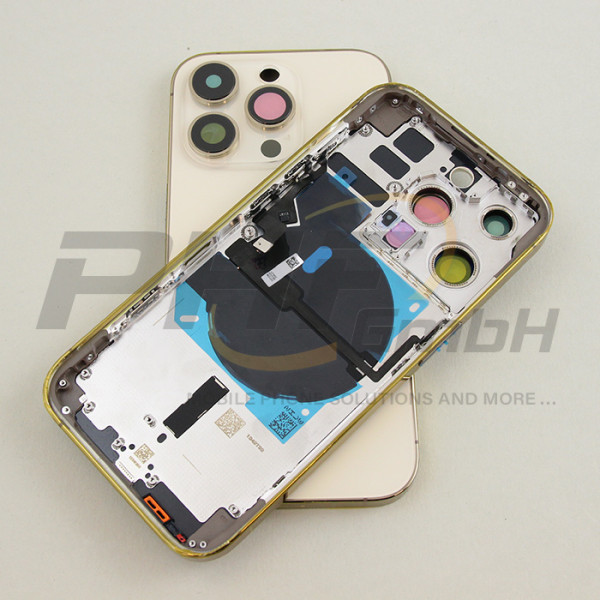 Backcover Gehäuse für iPhone 14 Pro, gold, refurbished