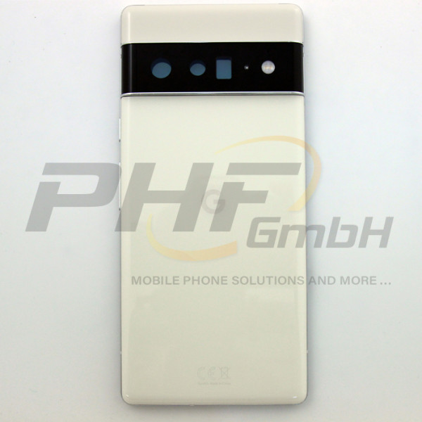 Google Pixel 6 Pro Akkudeckel, cloudy white, Service Ware