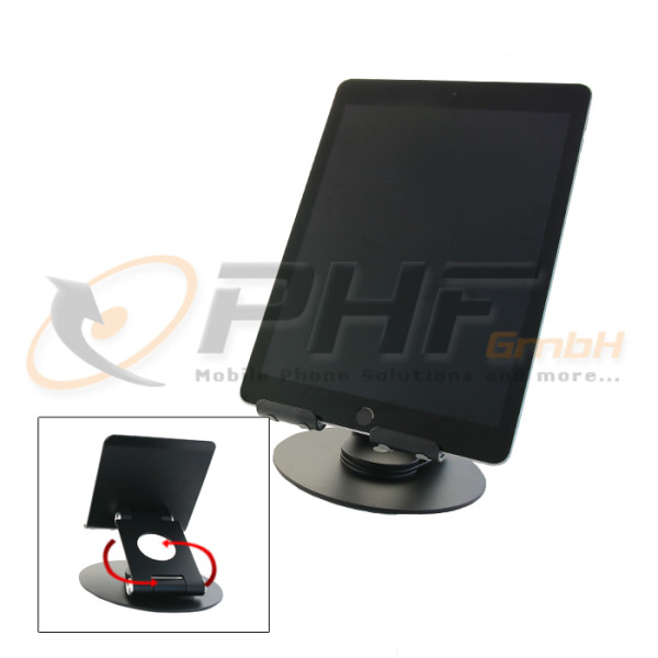 Universal Halterung für Tablet und iPad, black, neu