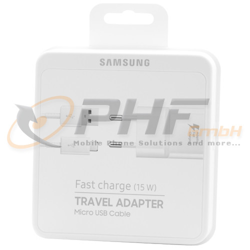 Samsung EP-TA20EWEUGW Ladeadapter inkl. Micro USB-Datenkabel, white, neu