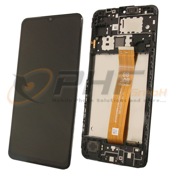Samsung SM-A032f Galaxy A03 Core LC-Display Einheit, black, Service Pack