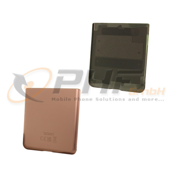 Samsung SM-F700n/SM-F707b Galaxy Z Flip/Z Flip 5G Akkudeckel, mystic bronze, Serviceware