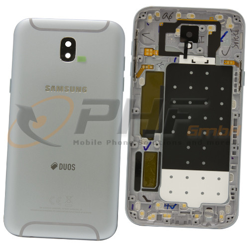 Samsung SM-J530f Galaxy J5 (2017) Akkudeckel, silver, Serviceware