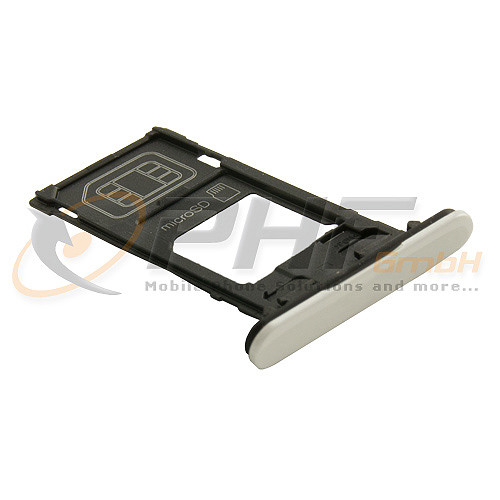 Sony F5321 - Xperia X Compact Simkarten Halter, white, neu