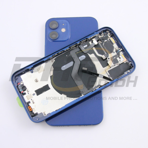 Backcover Gehäuse für iPhone 12 mini, blue, pulled