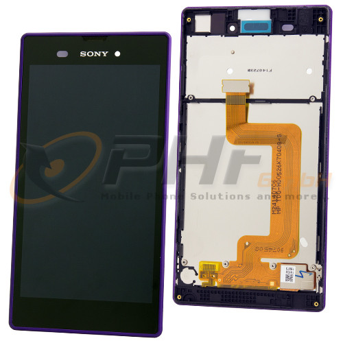 Sony D5103 - Xperia T3 LC-Display Einheit, purple, neu