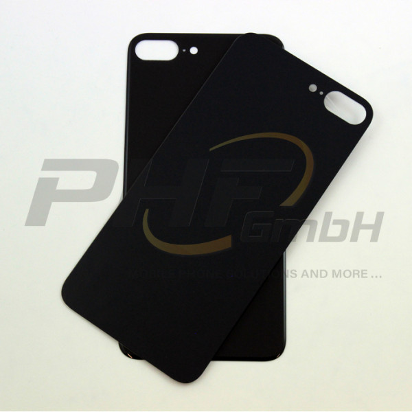 Backcover Glas für iPhone 8 Plus, black