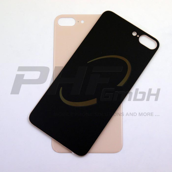 Backcover Glas für iPhone 8 Plus, gold