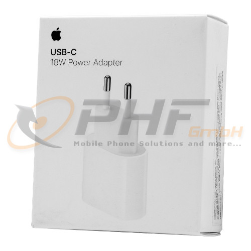 Apple MU7V2ZM/A - 18W USB-C Ladegerät Power Adapter, Blister