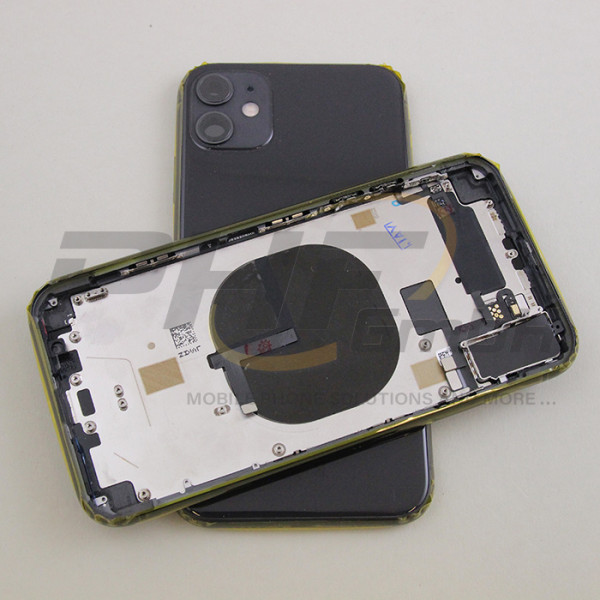 Backcover Gehäuse für iPhone 11, black, pulled