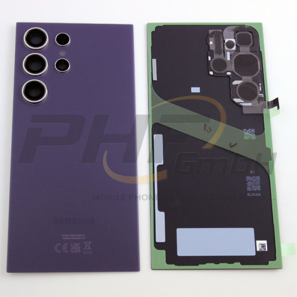 Samsung SM-S928b Galaxy S24 Ultra Akkudeckel, titanium violet, Serviceware